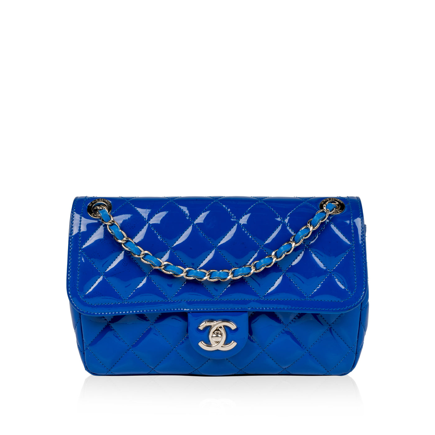 Chanel Timeless Patent Leather Black Shoulder Bag