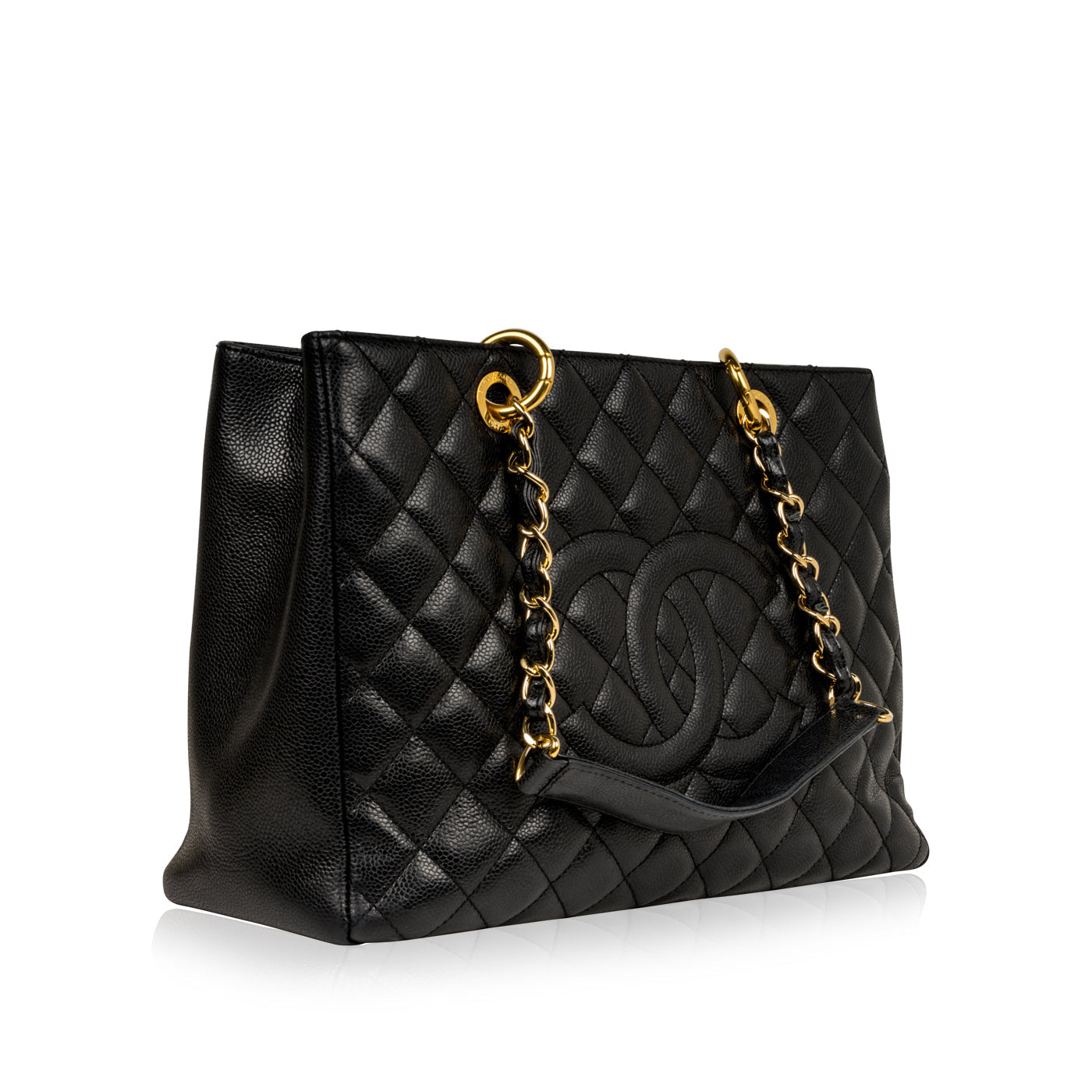 Chanel Timeless Caviar Black Tote Bag Style 10