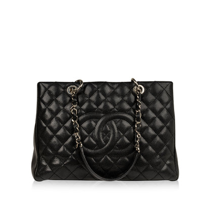 Chanel Timeless Caviar Black Tote Bag Style 42