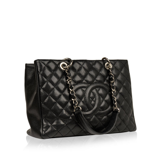 Chanel Timeless Caviar Black Tote Bag Style 42