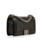 Chanel Boy Bag Leather Black Shoulder Bag Style 6