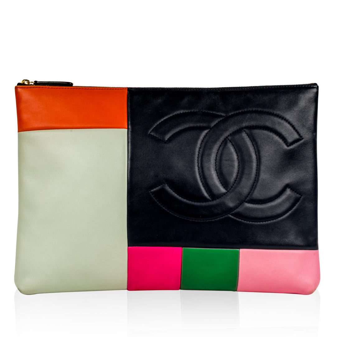 Chanel Luxury Lambskin Black Clutch Style 5