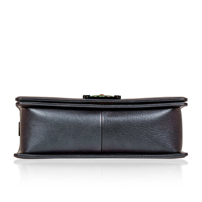 Chanel Boy Bag Leather Black Shoulder Bag Style 7