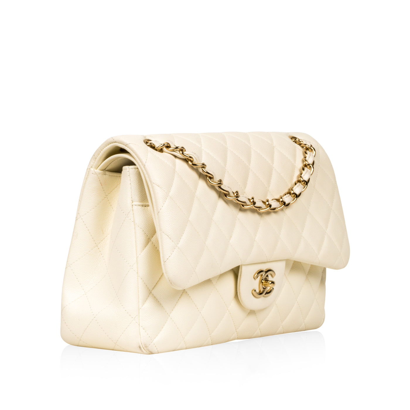 Chanel Classic Flap Lambskin Black Shoulder Bag Style 57