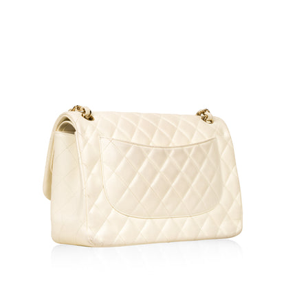 Chanel Classic Flap Lambskin Black Shoulder Bag Style 57