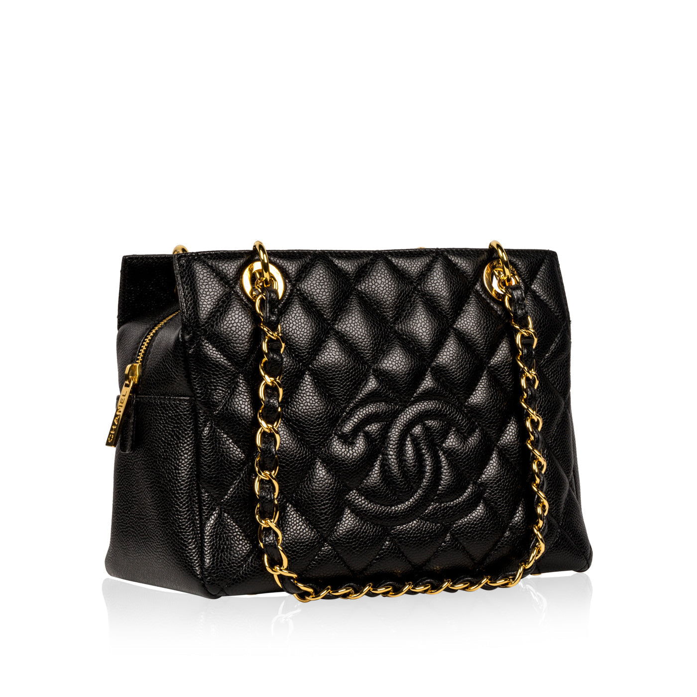 Chanel Timeless Caviar Black Tote Bag Style 52