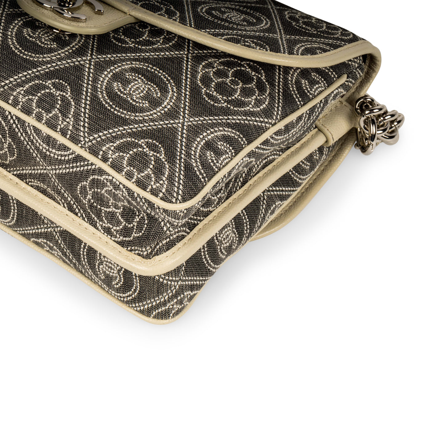 Chanel Camellia Fabric Double-Sided Bag