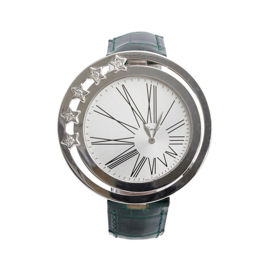 Chopard 18k White Gold Diamond Classic 43 MM Quartz Watch