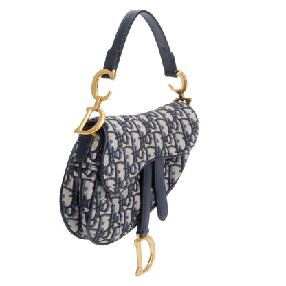 Christian Dior 2020 Oblique Mini Saddle Bag
