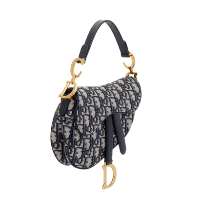 Christian Dior 2020 Oblique Mini Saddle Bag