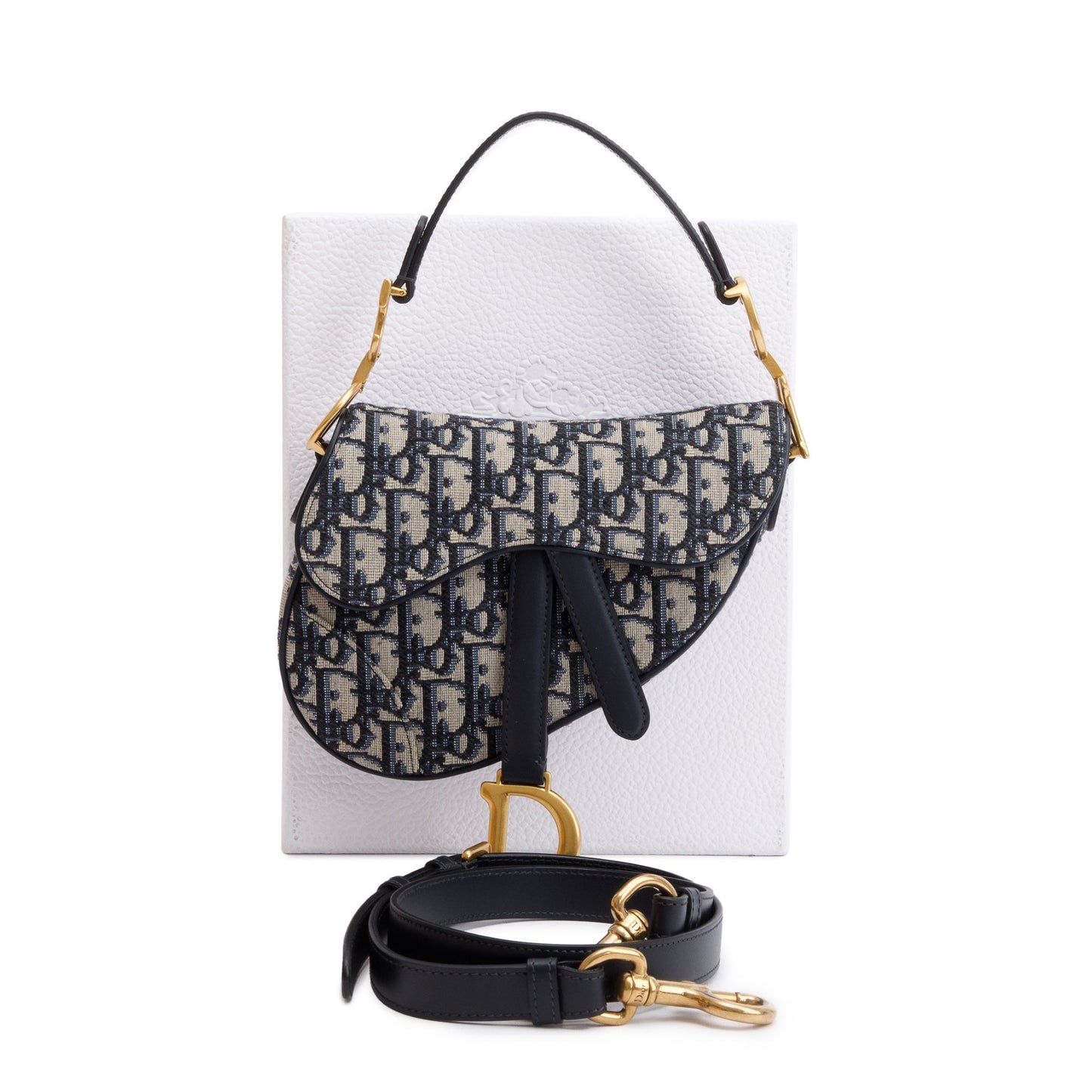 Christian Dior 2020 Oblique Mini Saddle Bag