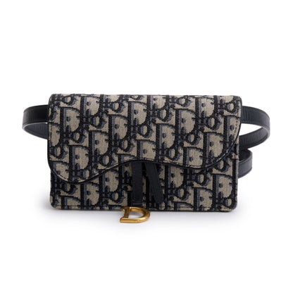 Christian Dior 2020 Oblique Saddle Belt Pouch