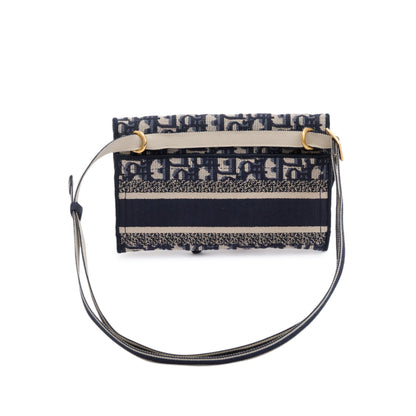 Christian Dior 2020 Oblique Slim Saddle Belt Pouch