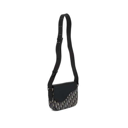 Christian Dior 2021 Oblique Mini Saddle Messenger Bag
