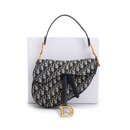 Christian Dior 2022 Oblique Medium Saddle Bag