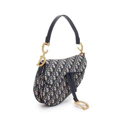 Christian Dior 2022 Oblique Medium Saddle Bag