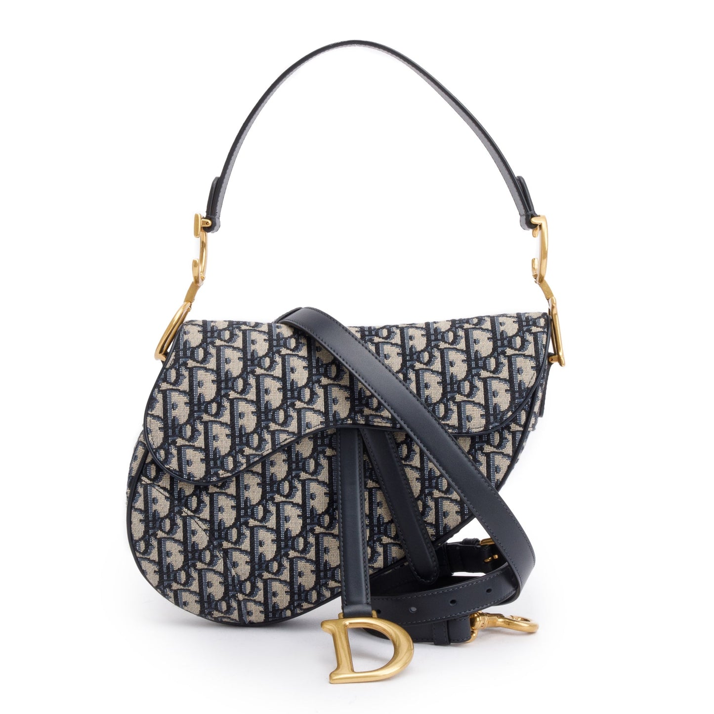 Christian Dior 2022 Oblique Medium Saddle Bag