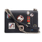 Christian Dior Black Calfskin Leather Paradise Diorama Flap Bag