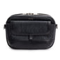 Christian Dior Black Leather CD Diamond Coated Canvas Hit The Road Bag