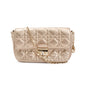 Christian Dior Metallic Gold Miss Dior Promenade Wallet on Chain