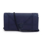 Christian Dior Navy Ultra Matte Calfskin Leather Studded Croisiere Diorama Wallet on Chain
