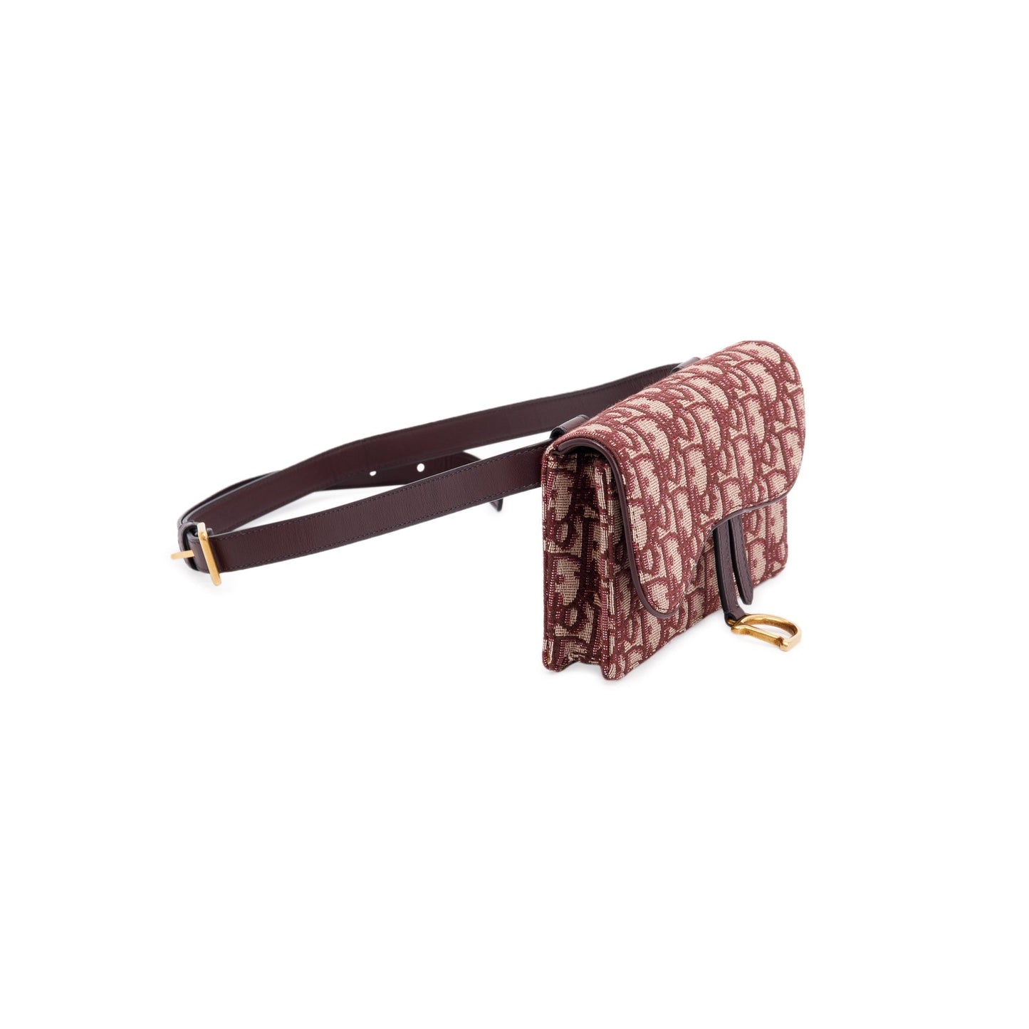 Christian Dior Oblique Saddle Belt Pouch
