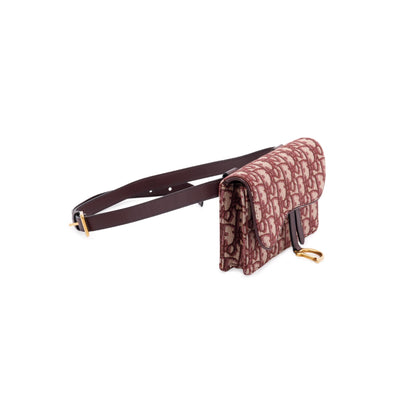 Christian Dior Oblique Saddle Belt Pouch