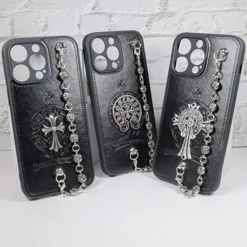Chrome Hearts iPhone Case for 11 12 13 14 15 Pro Max Plus
