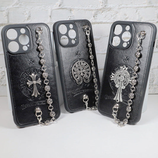 Chrome Hearts iPhone Case for 11 12 13 14 15 Pro Max Plus