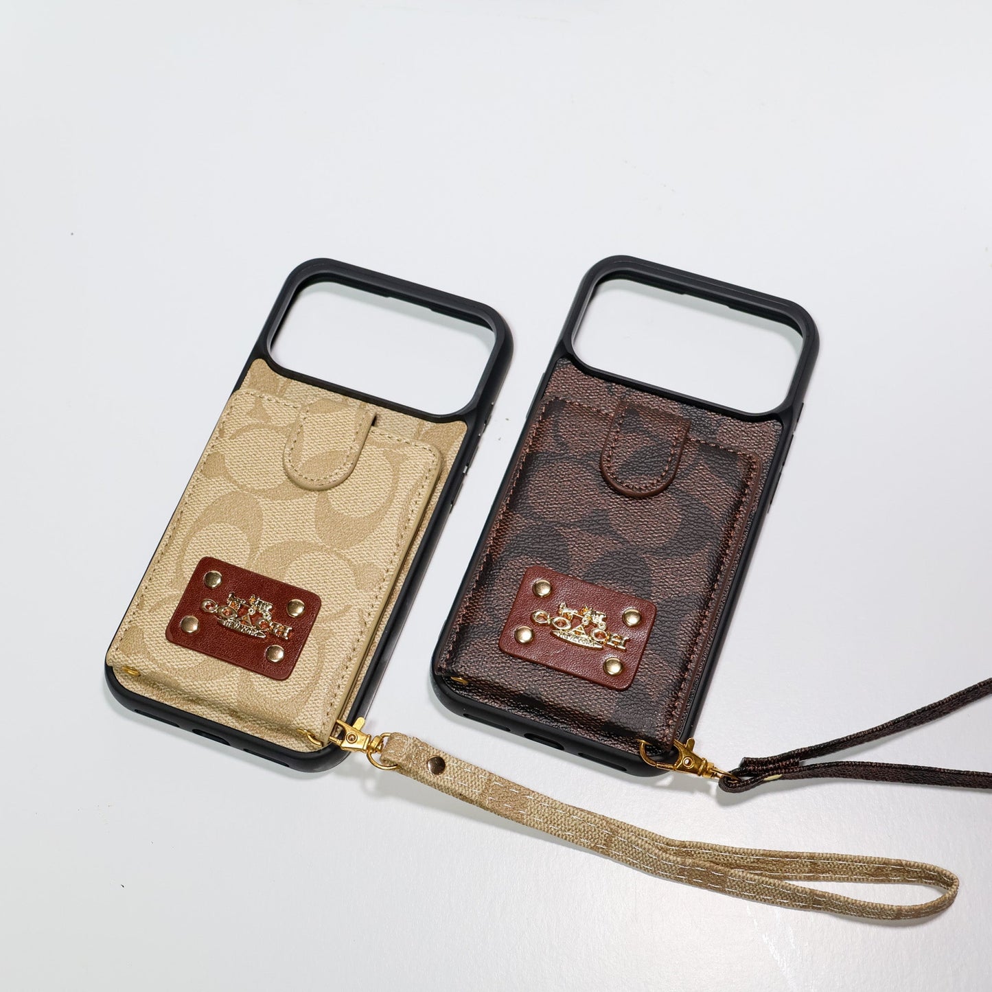 Coach Card Holder Case iPhone 1217/Pro/Pro Max/Plus