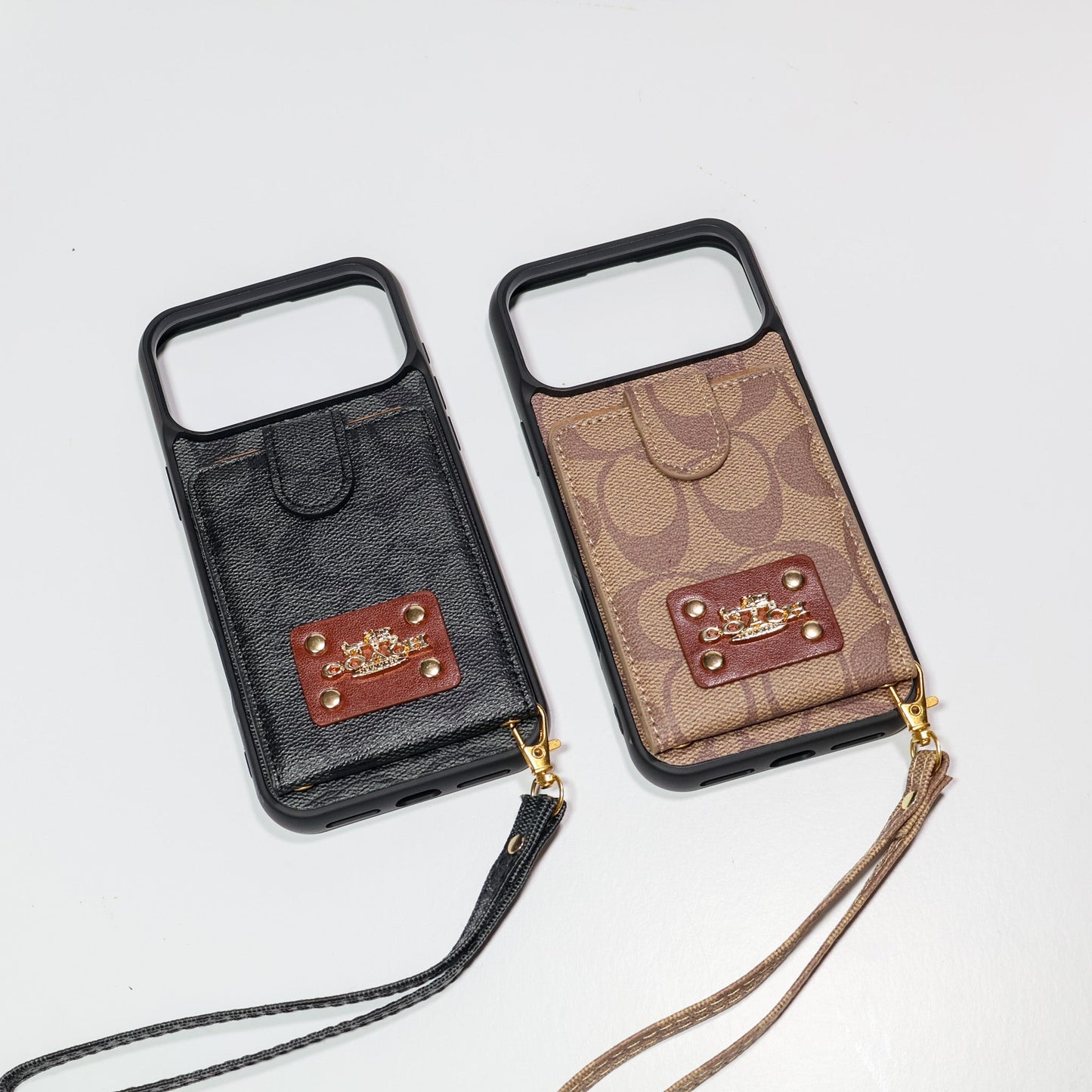 Coach Card Holder Case iPhone 1217/Pro/Pro Max/Plus