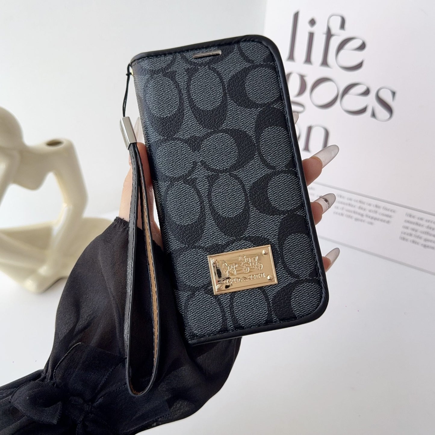 Coach Holster Wallet Case for iPhone