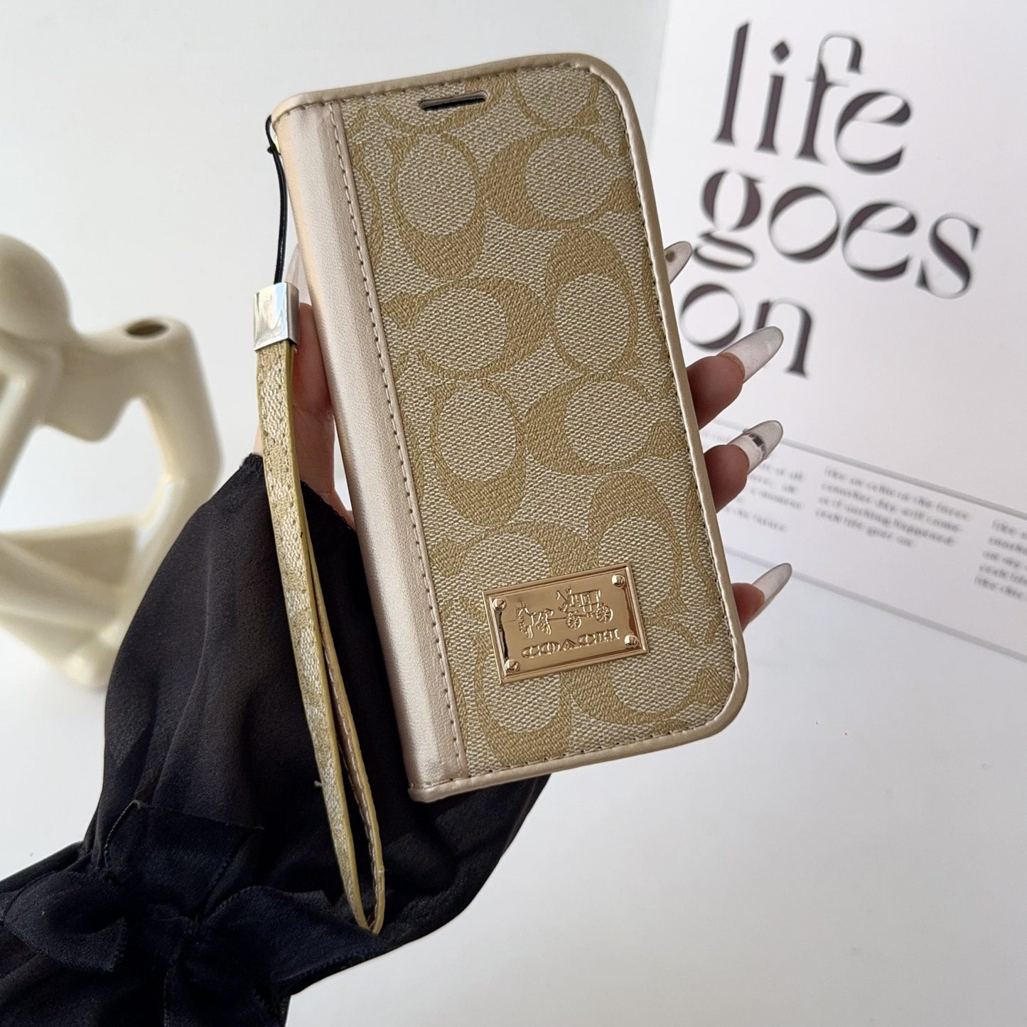 Coach Holster Wallet Case for iPhone