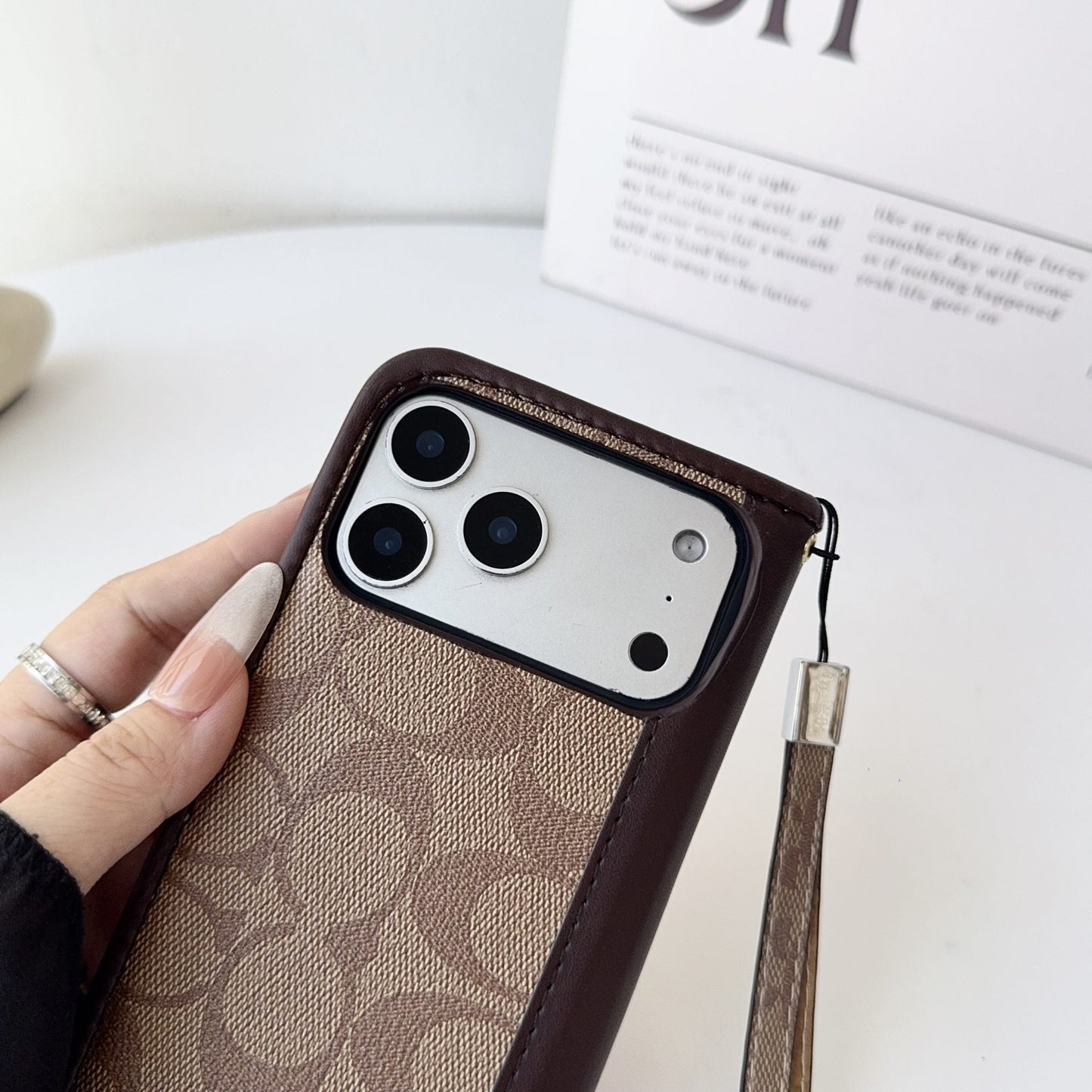 Coach Holster Wallet Case for iPhone
