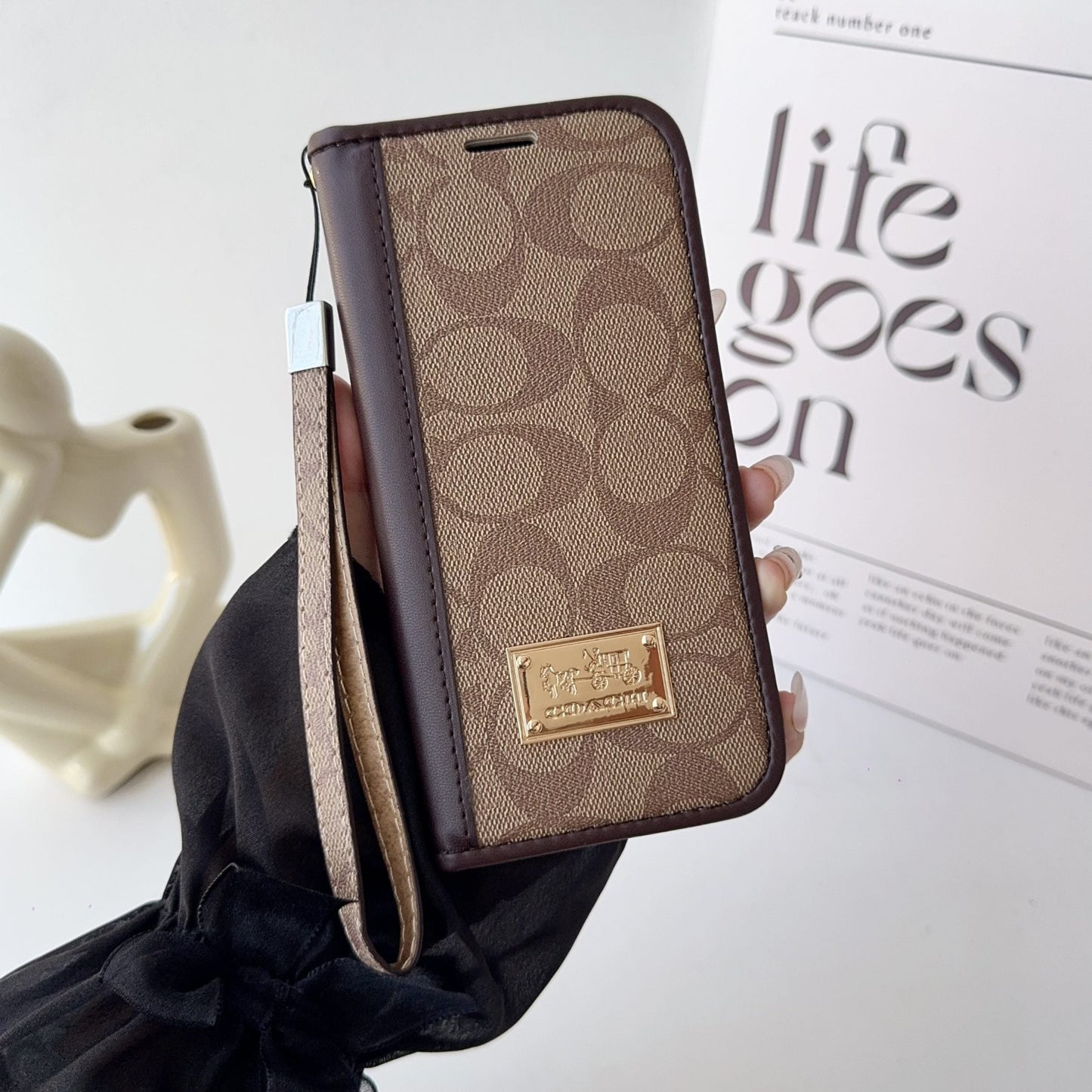 Coach Holster Wallet Case for iPhone