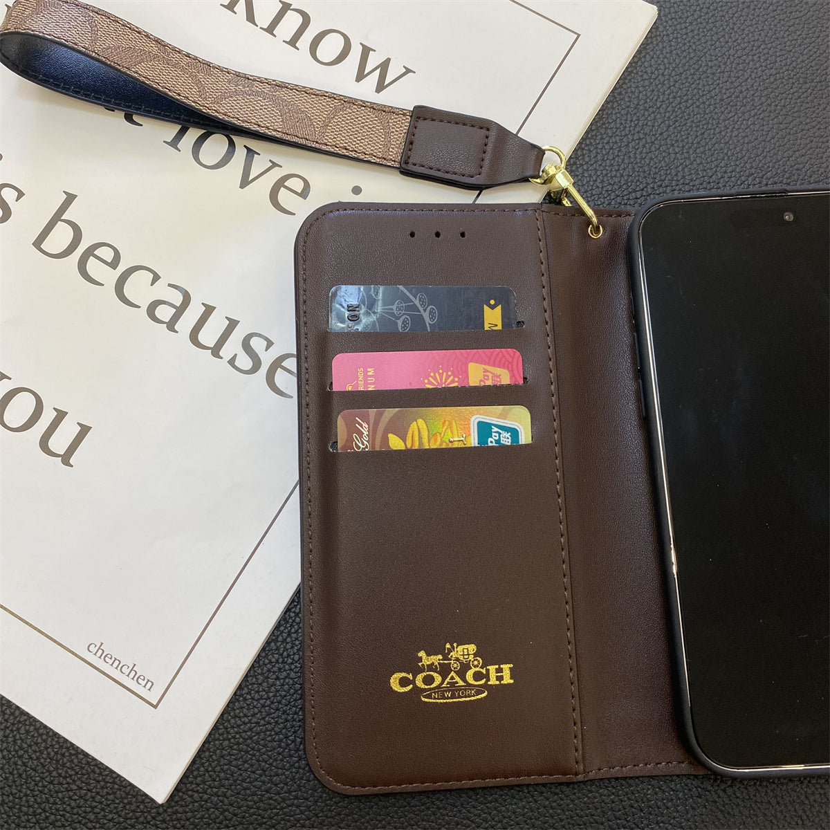 Coach Wallet iPhone Case for 1216 Pro Max Plus Series