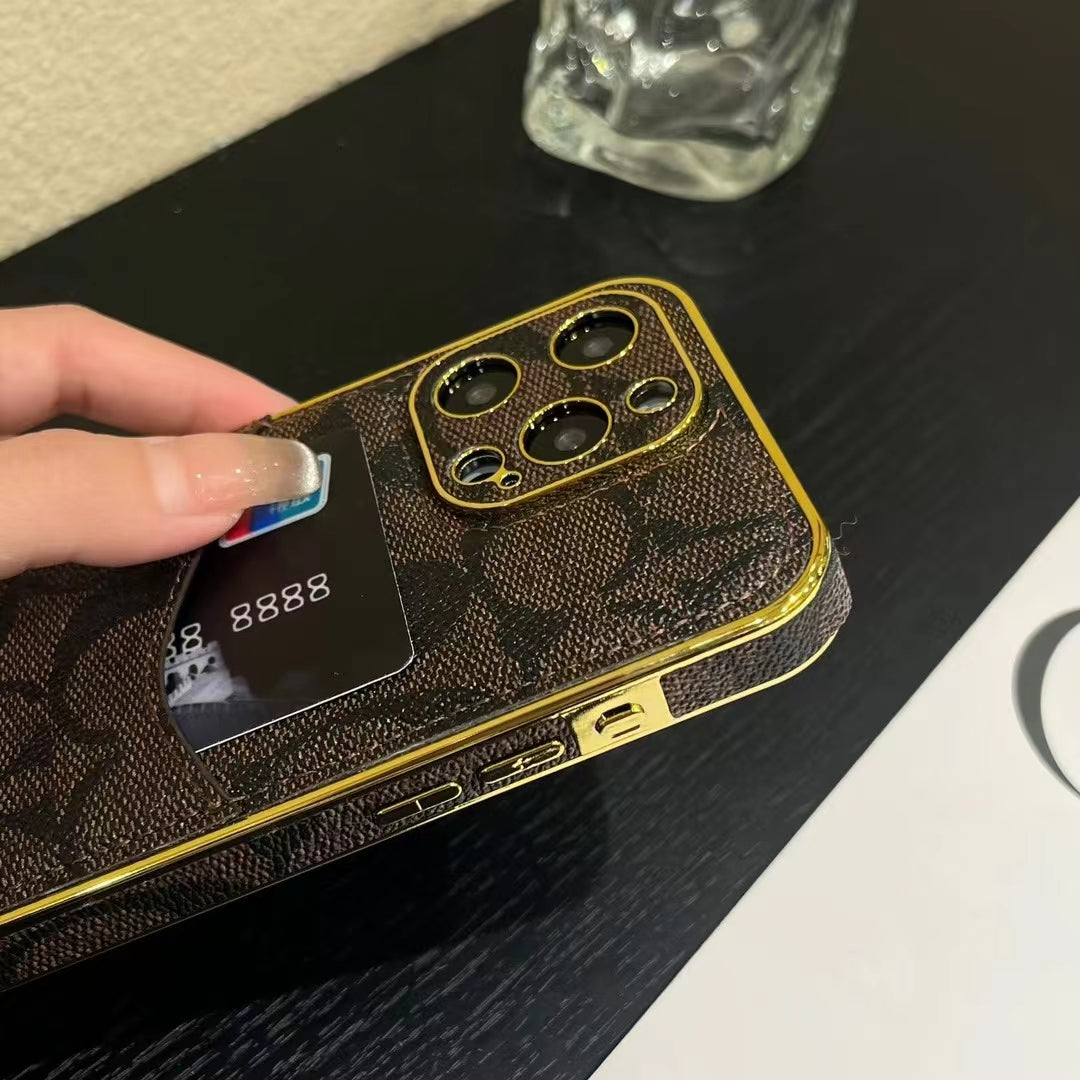 Coach Luxury Phone Case Card Holder iPhone 12 13 14 15 16