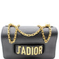 Christian Dior J'Adior Medium Calfskin Leather Flap Shoulder Bag Black - 10% OFF