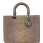 Christian Dior Lady Dior Large Python Shoulder Bag Blush Pink