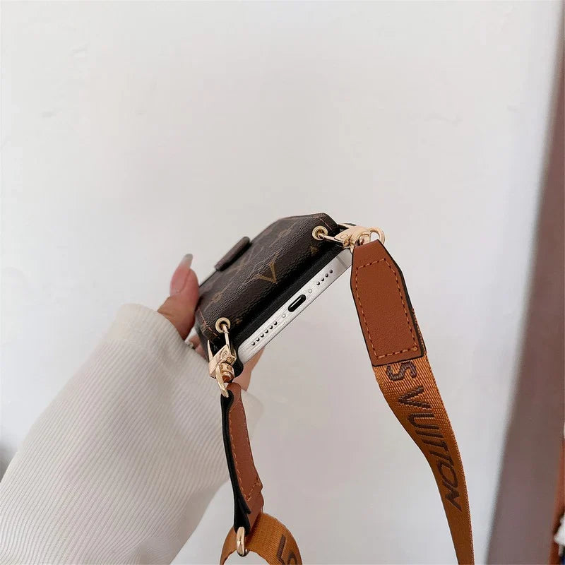 Fashion Cardholder Case Crossbody Strap For Iphone Case / 18 Pro / 18 Pro Max
