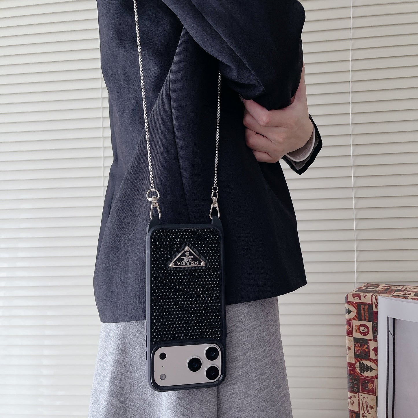 Prada Phone Case on Chain