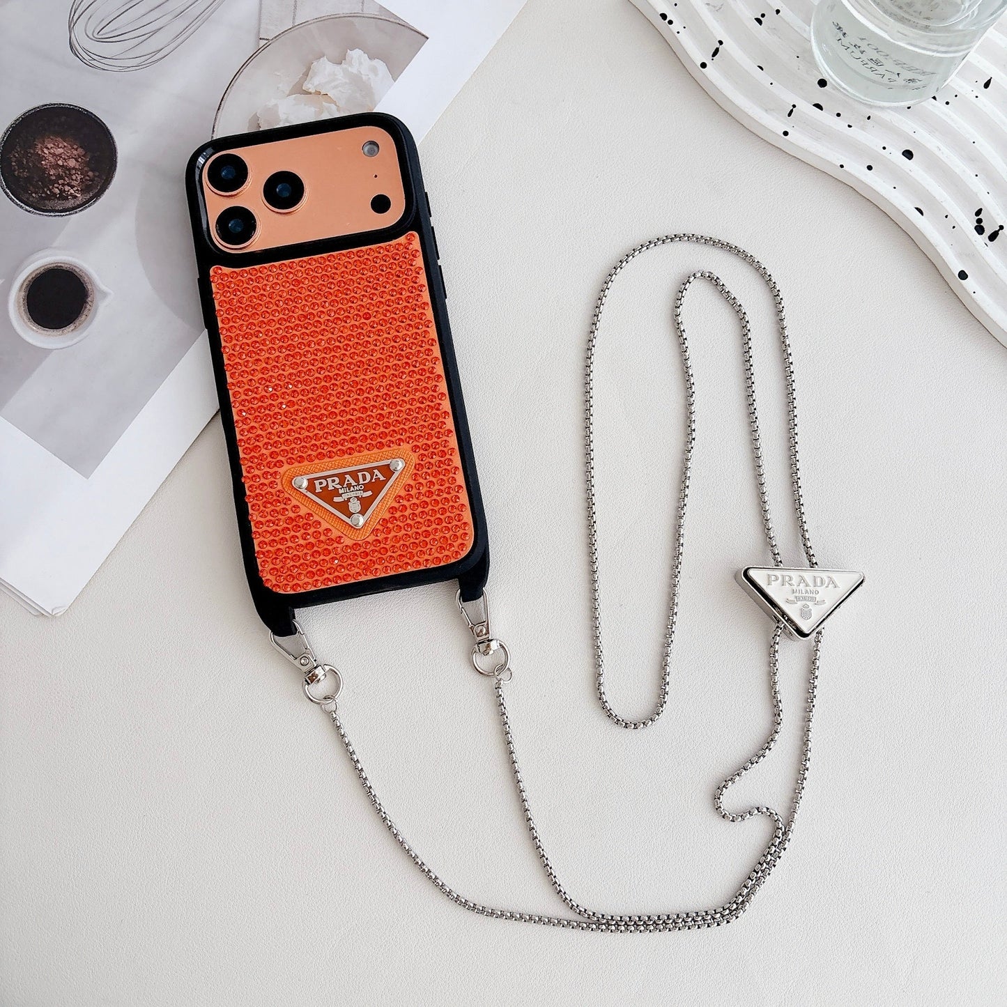 Prada Phone Case on Chain