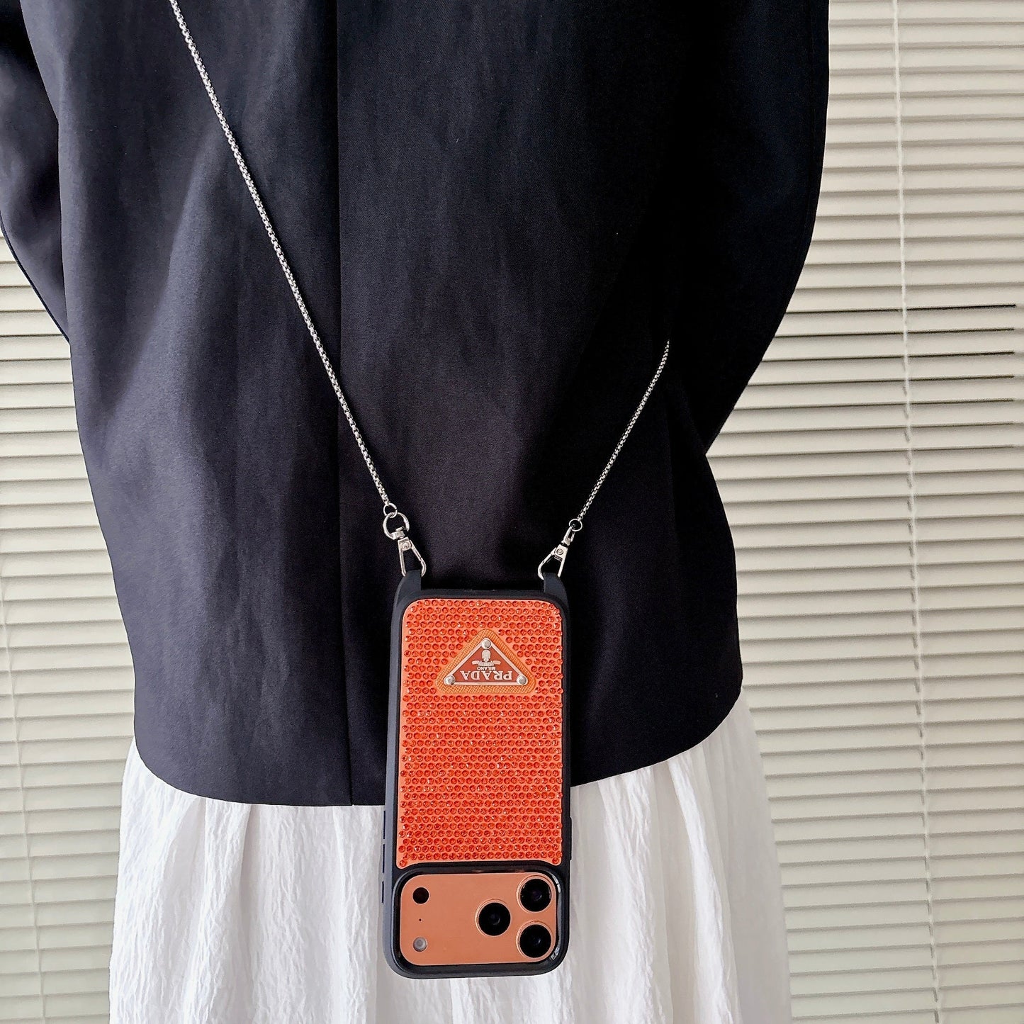 Prada Phone Case on Chain