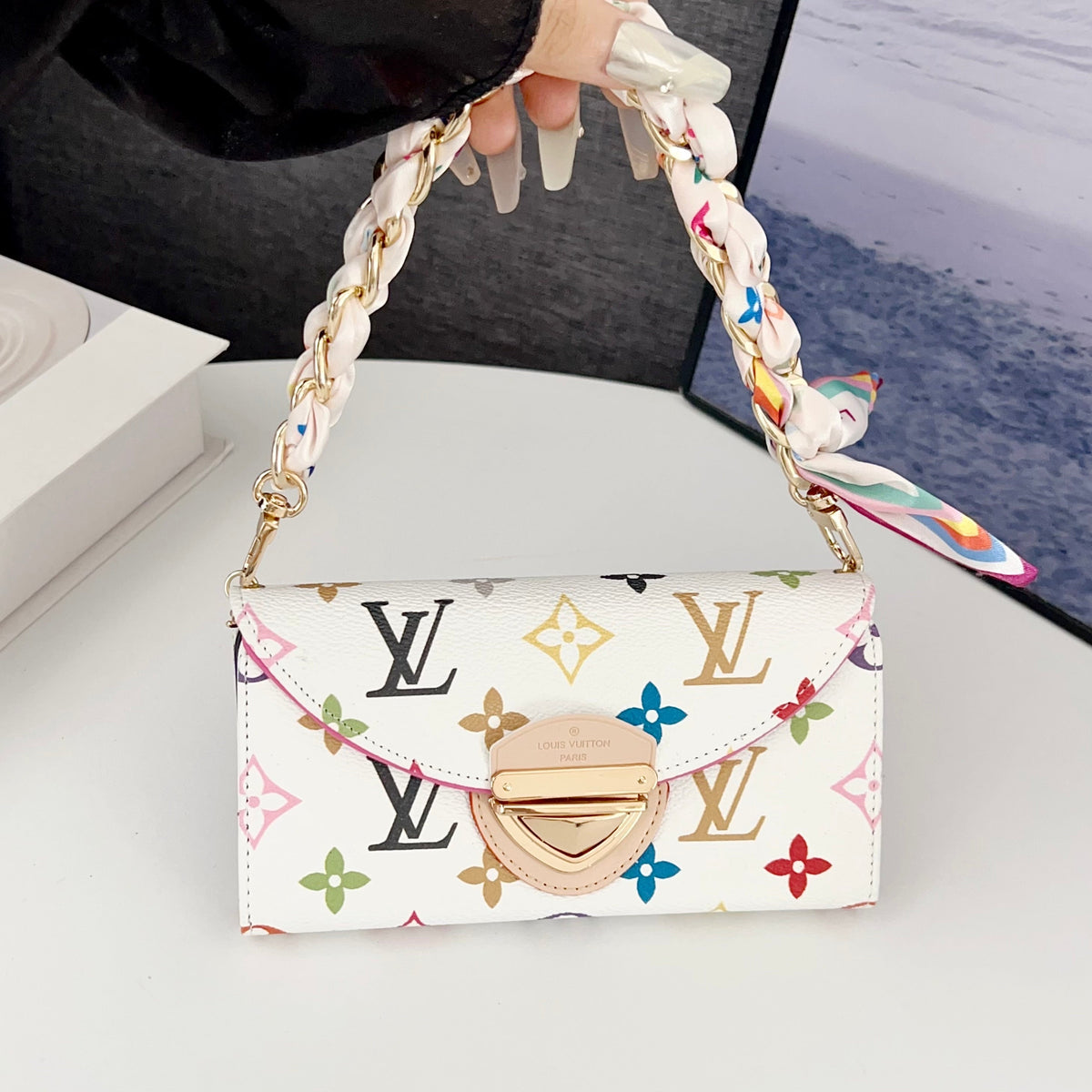 Crossbody Wallet Mini Bag Lv Style Phone Case For Iphone 13-17 / Pro / Pro Max / Plus / Air / 18 Pro / 18 Pro Max