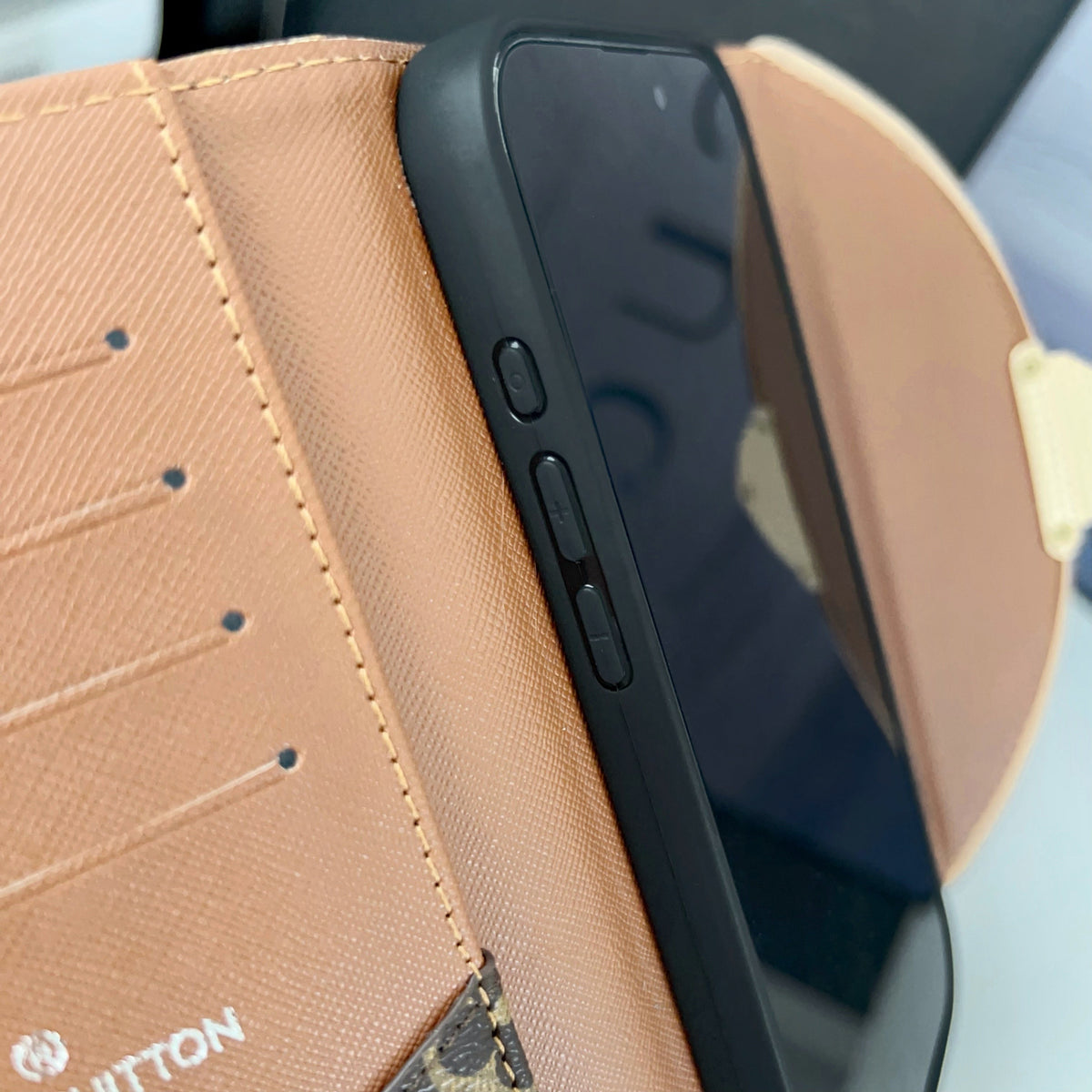 Crossbody Wallet Mini Bag Lv Style Phone Case For Iphone 13-17 / Pro / Pro Max / Plus / Air / 18 Pro / 18 Pro Max
