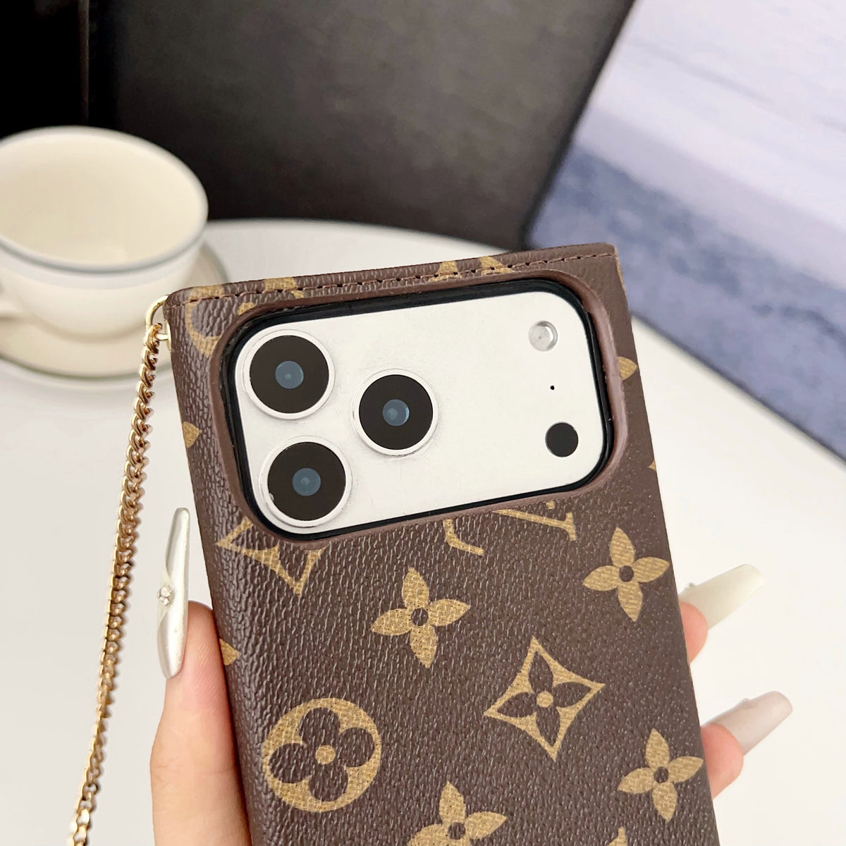 Crossbody Wallet Mini Bag Lv Style Phone Case For Iphone 13-17 / Pro / Pro Max / Plus / Air / 18 Pro / 18 Pro Max