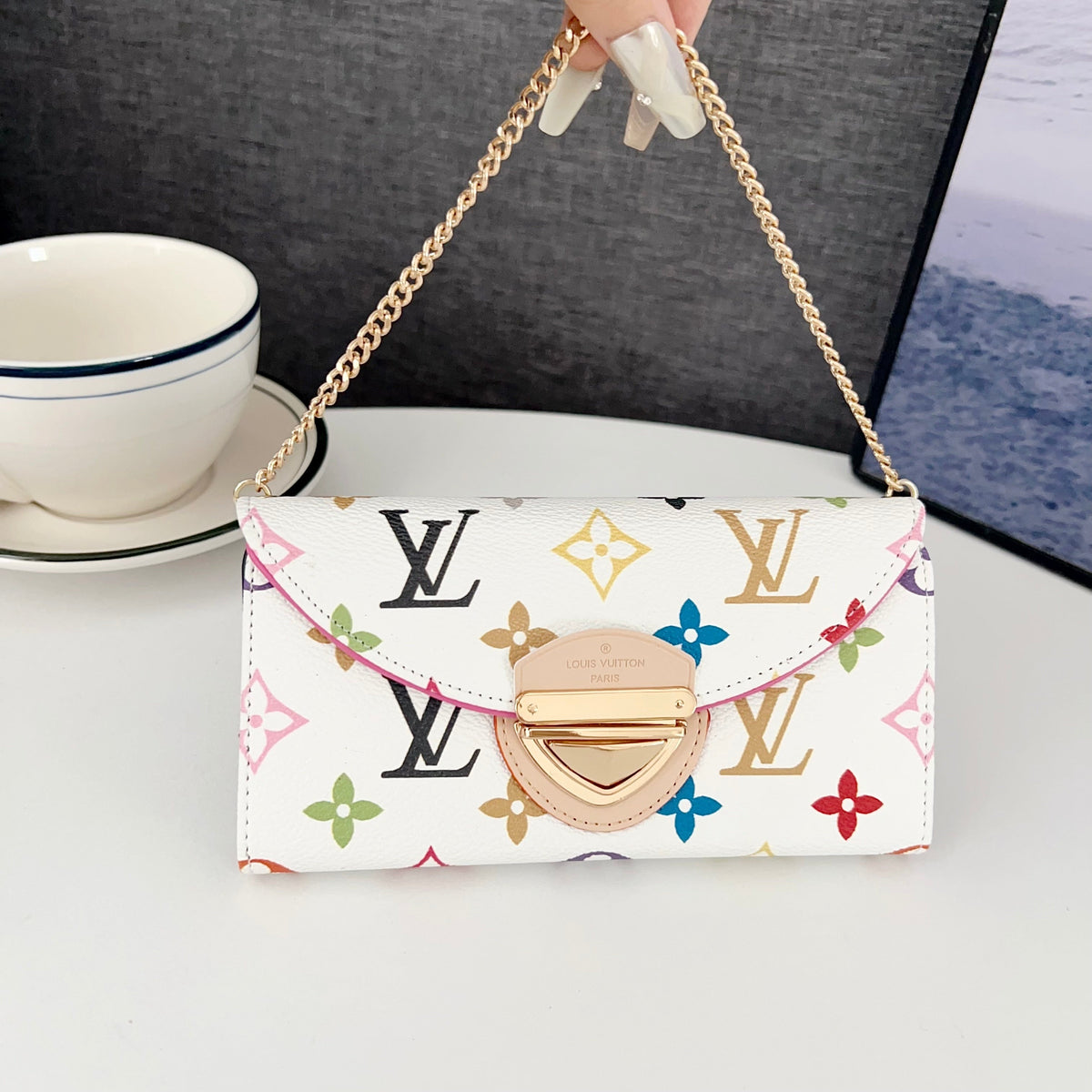 Crossbody Wallet Mini Bag Lv Style Phone Case For Iphone 13-17 / Pro / Pro Max / Plus / Air / 18 Pro / 18 Pro Max