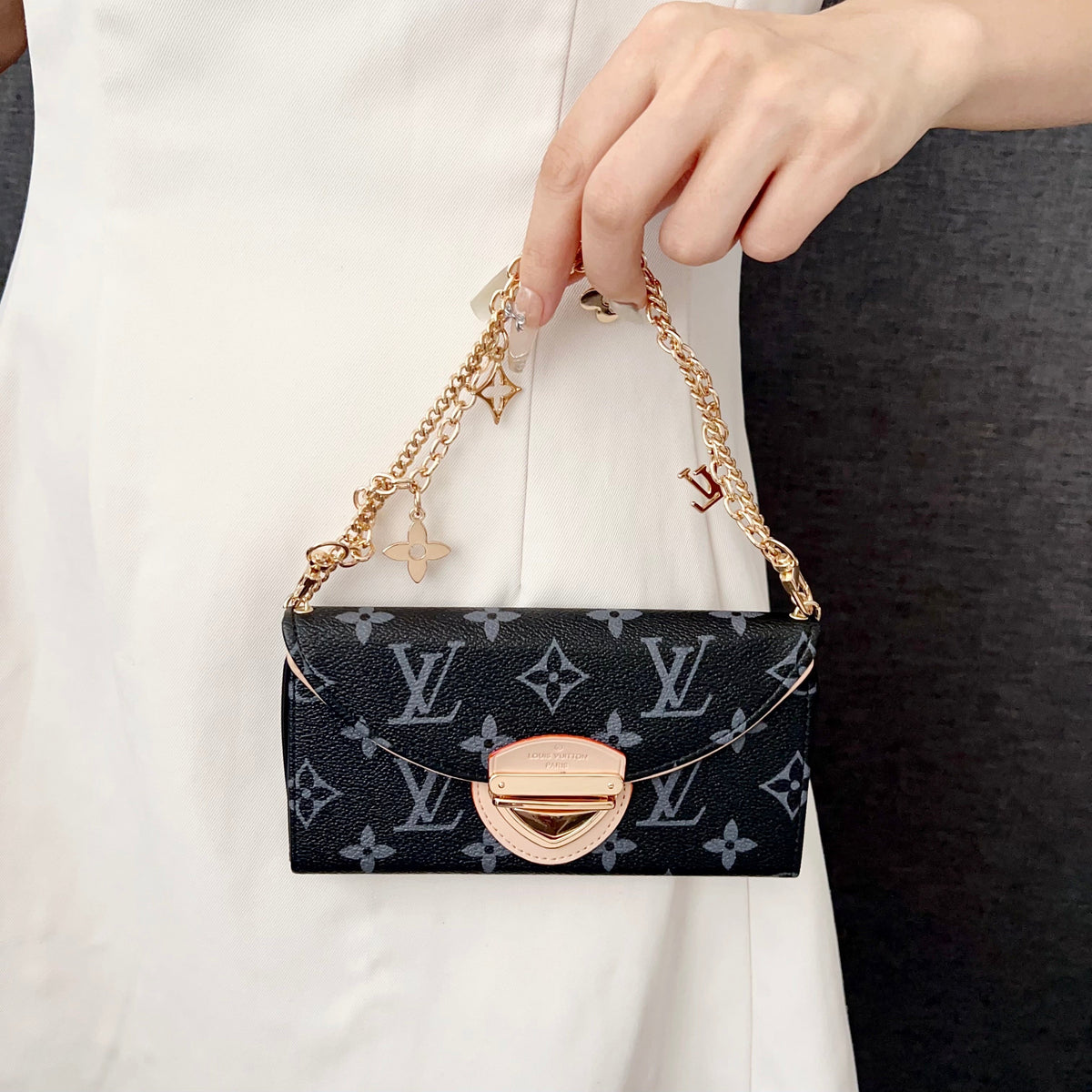Crossbody Wallet Mini Bag Lv Style Phone Case For Iphone 13-17 / Pro / Pro Max / Plus / Air / 18 Pro / 18 Pro Max
