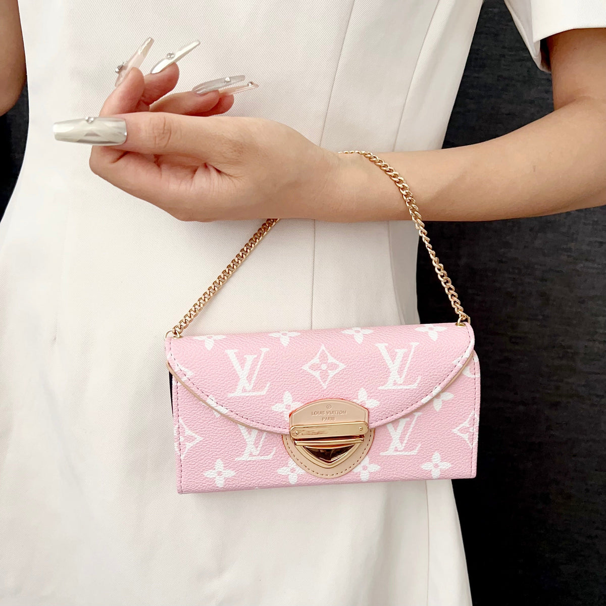 Crossbody Wallet Mini Bag Lv Style Phone Case For Iphone 13-17 / Pro / Pro Max / Plus / Air / 18 Pro / 18 Pro Max