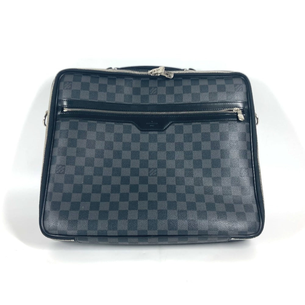 LOUIS VUITTON Business bag N58030 Damier Grafitto Canvas black Damier Graphite Crossbody Steve